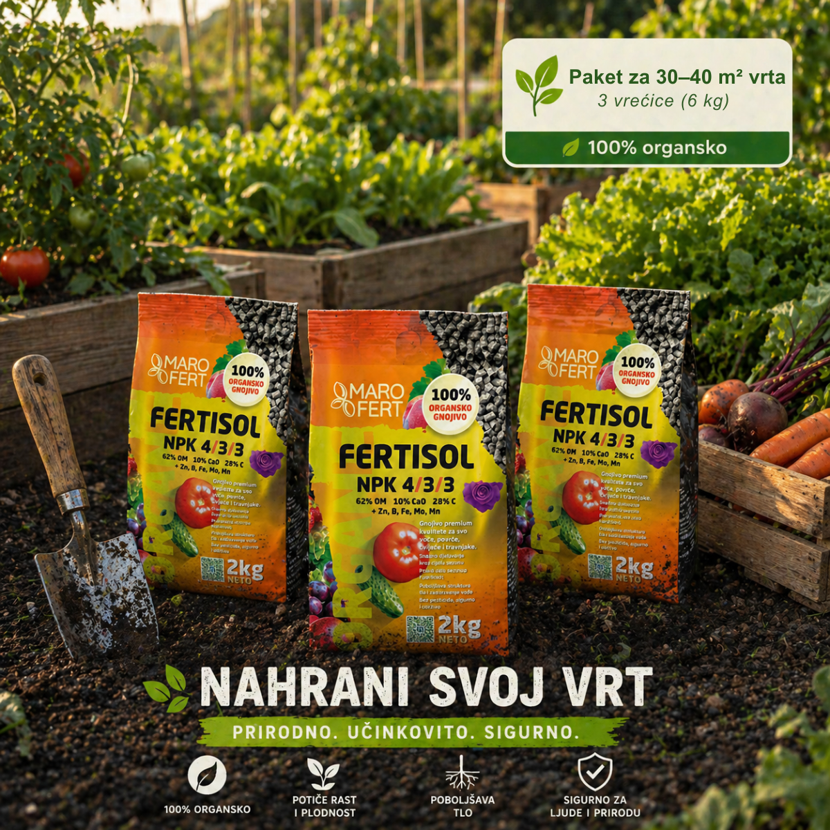 Organski vrtni paket 6 kg