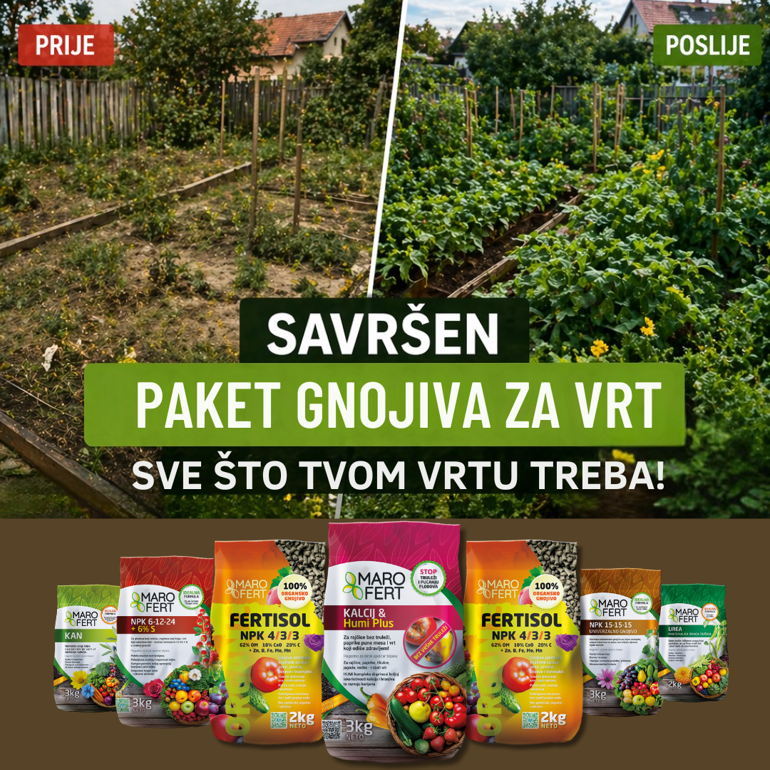 Savršen paket gnojiva za vrt (30 m²)