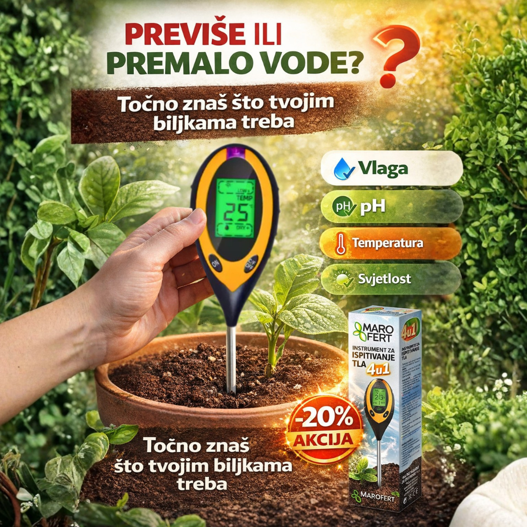 4 u 1 Instrument za ispitivanje tla